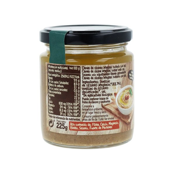 Bio 500g geröstetes Tahin mit Salz von Biocop-detalle
