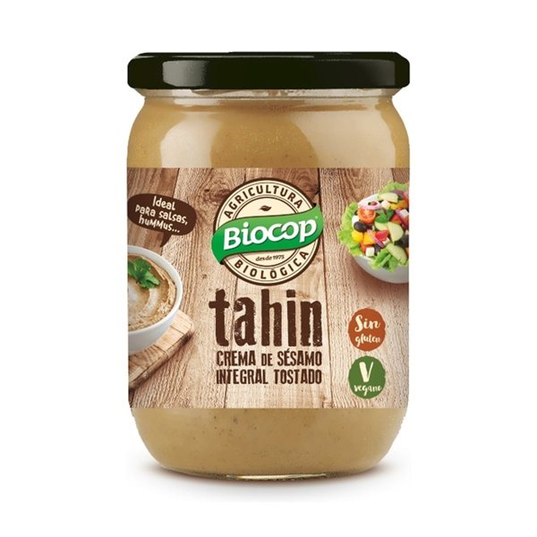 Bio Tahin aus ungesalzenem, geröstetem Vollkorn 500g Biocop-trasera