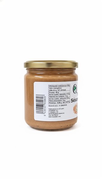 TAHINI BIOLOGIQUE GRILLÉ 325G-lateral