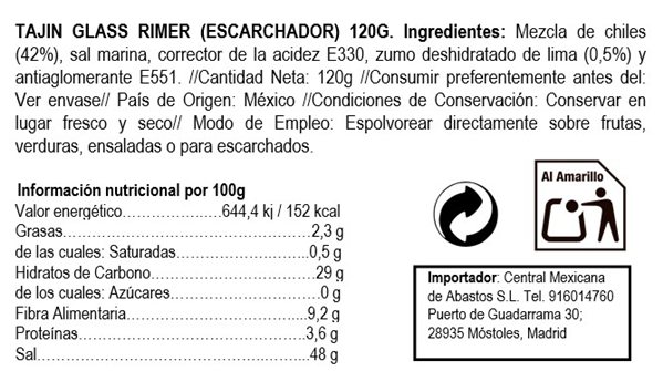 TAJIN GLASS RIMER (RIM SALT) 120G-detalle