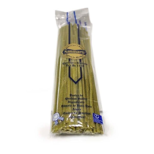 Tallarines vegetales Pastes Sanmartí-izquierda