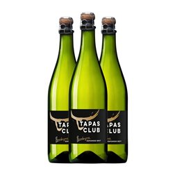Tapas Club Brut 75 cl Espumoso Blanco (Caja de 3 unidades)
