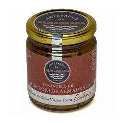 Tarantelo of Red Tuna from Almadraba in organic EVOO. El Ronqueo