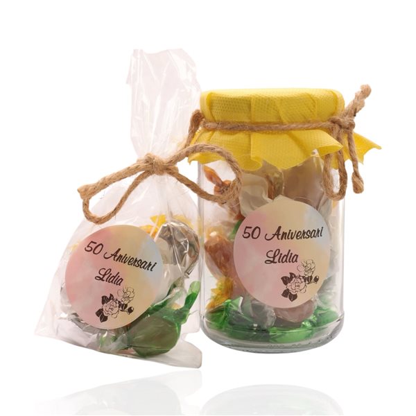 Tarrito de Caramelos personalizables - 100 gr.-lateral