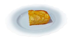 Apple pie with no added sugar and sweeteners.