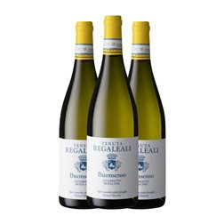 Tasca Conti d'Almerita Regaleali Buonsenso Catarratto Trocken — Seco Sicilia 75 cl Vino Blanco (Caja de 3 unidades)