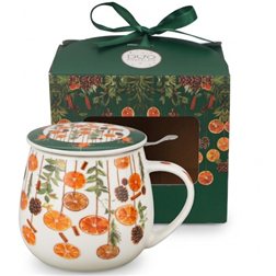 Taza Fruits con Filtro y Tapa 0.40l