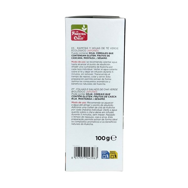 Te kukicha 100g Bio La Finestra-trasera