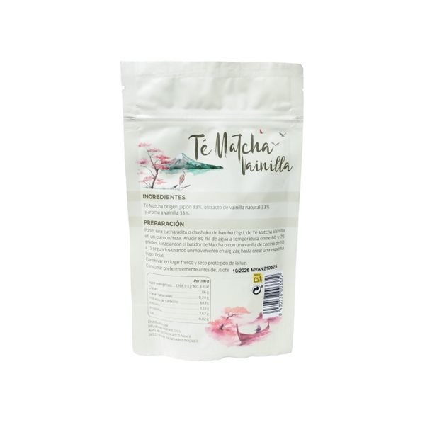 Matcha à la vanille premium origine Japon 50g Undercover-detalle