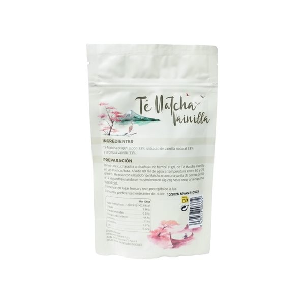 Matcha Vanilla premium Japanese origin 50g Undercover-detalle