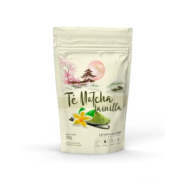 Matcha Vanilla premium Japanese origin 50g Undercover-lateral