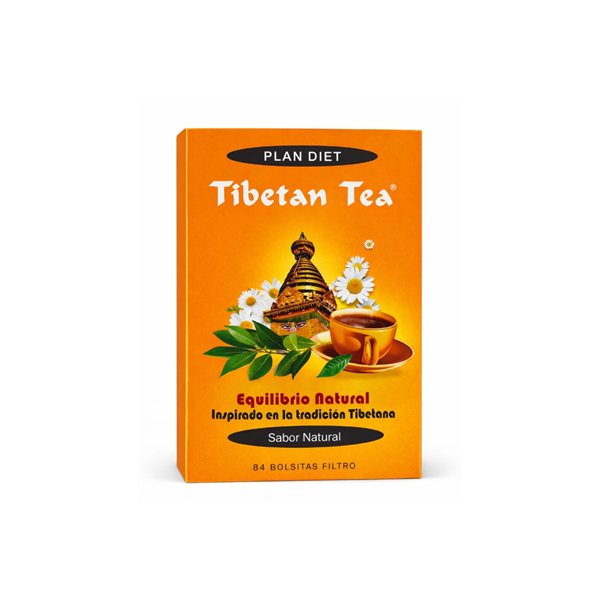 Te tibetano natural 84 filtros Tibetan Tea-trasera