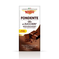 Novi Chocolate Negro 30% Menos de Azúcar Sin Edulcorantes 100g