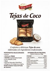 Tejas de noix de coco 100g Monteturia