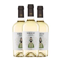 Tenuta Atzei Saragat Vermentino Trocken — Seco Vermentino di Sardegna 75 cl Vino Blanco (Caja de 3 unidades)