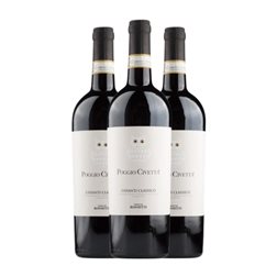 Tenute Rossetti. Poggio Civetta Trocken — Seco Chianti VDP Grosses Gewächs GG — Grand Cru 75 cl Vino Tinto (Caja de 3 unidades)