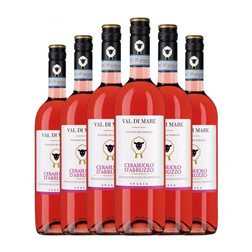 Tenute Spinelli Val di Mara Montepulciano Cerasuolo d'Abruzzo 75 cl Vino Rosado (Caja de 6 unidades)