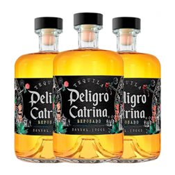 Tequila Andalusí Peligro Catrina Premium Reposado 70 cl (Caja de 3 unidades)