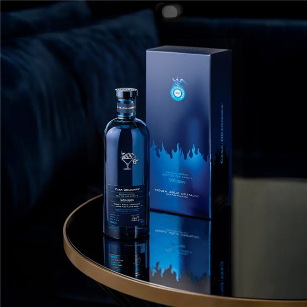 Tequila Casa Dragones 200 Copas-lateral