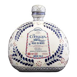 Tequila Cofradia Talavera Cerámica Reposado