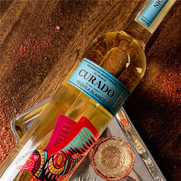Tequila Curado Espadin-lateral