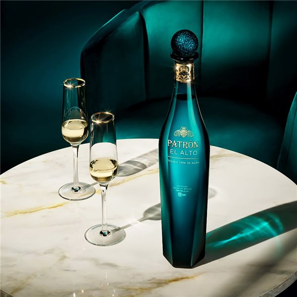 Tequila Patrón Reposado El Alto-detalle