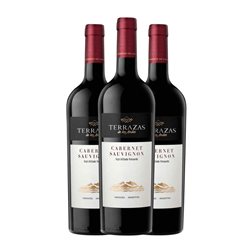 Terrazas de los Andes Cabernet Sauvignon Trocken — Seco Mendoza 75 cl Vino Tinto (Caja de 3 unidades)