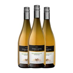 Terrazas de los Andes Chardonnay Trocken — Seco Valle de Uco 75 cl Vino Blanco (Caja de 3 unidades)