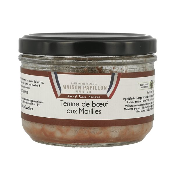 Terrine vom Aubrac-Rind mit Morcheln.-detalle