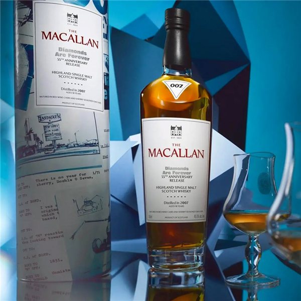 The Macallan Diamonds Are Forever 55th Anniversary James Bond-lateral