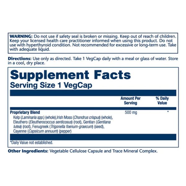 Thyroid Blend SP-26™ 100 vcaps Solaray-detalle