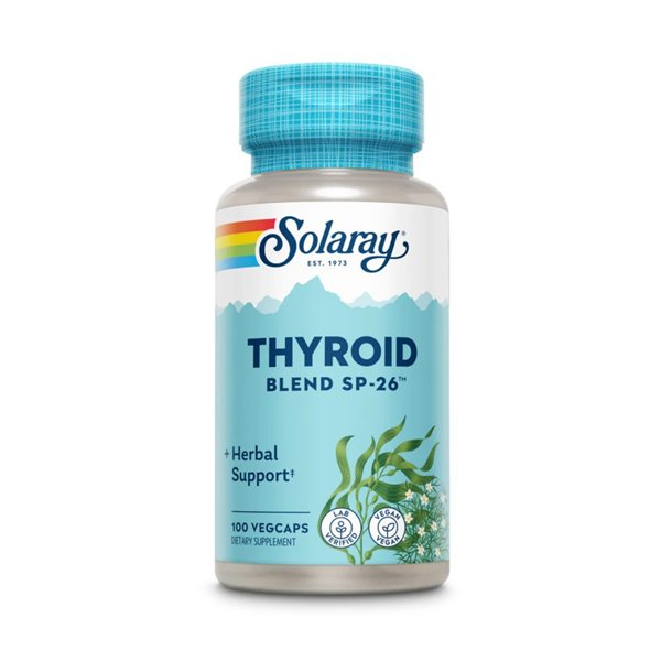 Thyroid Blend SP-26™ 100 vcaps Solaray-lateral