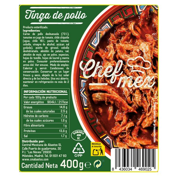 Chicken Tinga-lateral
