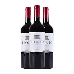 Tionio Tempranillo Ribera del Duero Crianza 75 cl Vino Tinto (Caja de 3 unidades)