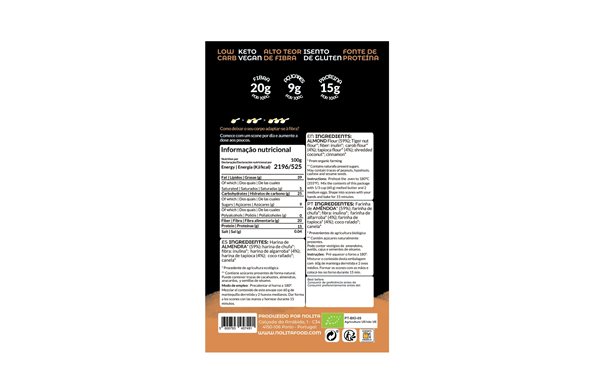Mezcla para Hornear Scones de Algarrobo Tostado 10oz | 283g-lateral