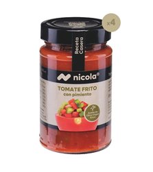 Tomate fritée avec poivron Pack verre 4 unités