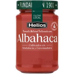 Tomate natural triturado con albahaca