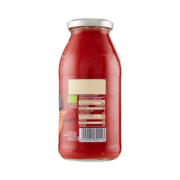 Tomate Passata Bio 500g Alce Nero-lateral