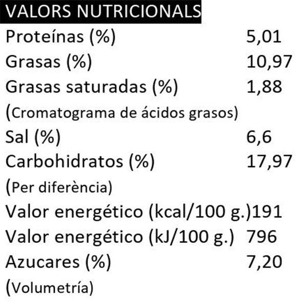 Tomate séchée en EVOO 125g-trasera