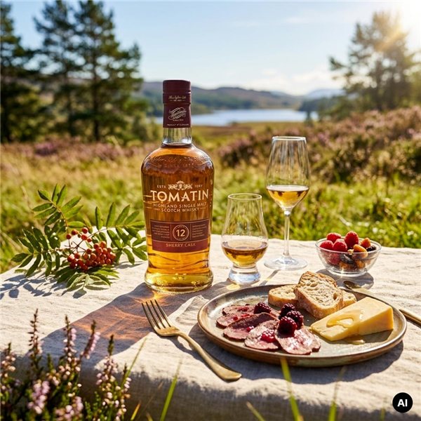 Tomatin 12 Ans Sherry Cask Coffret-lateral