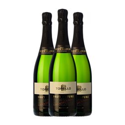 Torelló Brut Nature Corpinnat Tradicional Media Botella 37 cl Espumoso Blanco (Caja de 3 unidades)