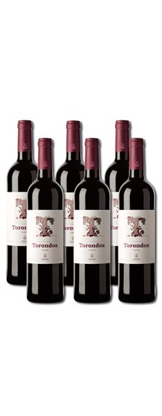 Torondos Rotwein junger | Kasten mit 12 Einheiten-detalle