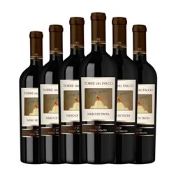 Torrevento Torre del Falco Nero di Troia Trocken — Seco Puglia 75 cl Vino Tinto (Caja de 6 unidades)