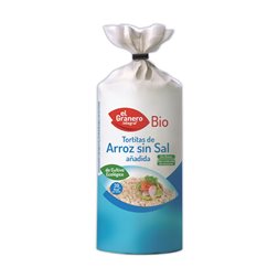 Gâteaux de riz sans sel bio de 115 g