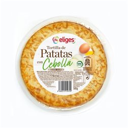 Kartoffelomelett mit Zwiebeln wählen Sie 600 g