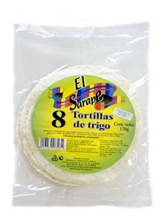 Tortilla de trigo de 15cm El Sarape 170g