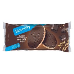 Bicentury rice cakes with dark chocolate