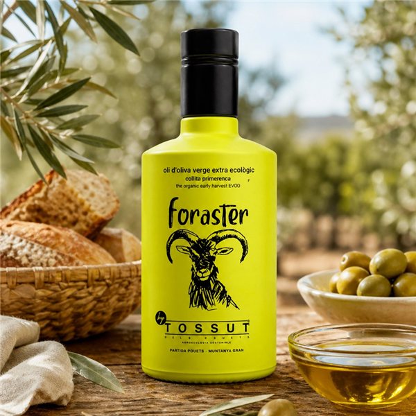 Tossut Extra Vergine Olivenöl Foraster 0,5L-lateral