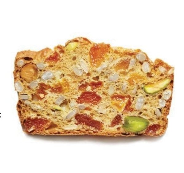 Toasts with Apricot, Pistachio, and Sesame.-detalle