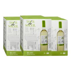 Tour de Soleil Trocken — Seco Bag in Box 3 L Vino Blanco (Caja de 3 unidades)